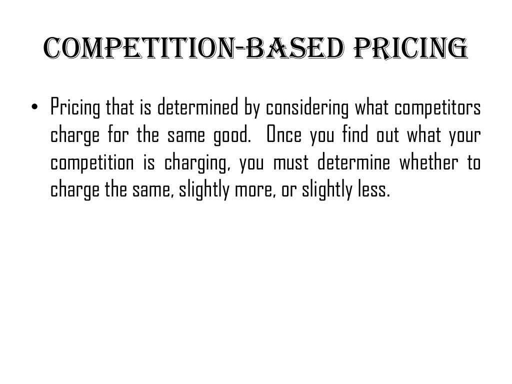 cost based pricing vs value based pricing cost based pricing vs value based pricing