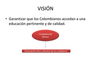 Dictar las normas para la organización y los criterios pedagógicos y técnicos para la atención integral a la primera infancia y las diferentes modalidades de prestación del servicio educativo, que orienten la educación en los niveles de preescolar, básica, media, superior y en la atención integral a la primera infancia.