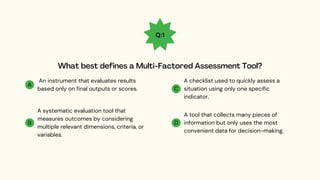 Comprehensive Guide to Multi-Factored Assessment Tool (M-FAT) in ...