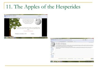 11. The Apples of the Hesperides 