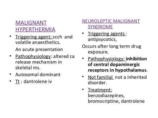 malignant hyperthermia malignant hyperthermia