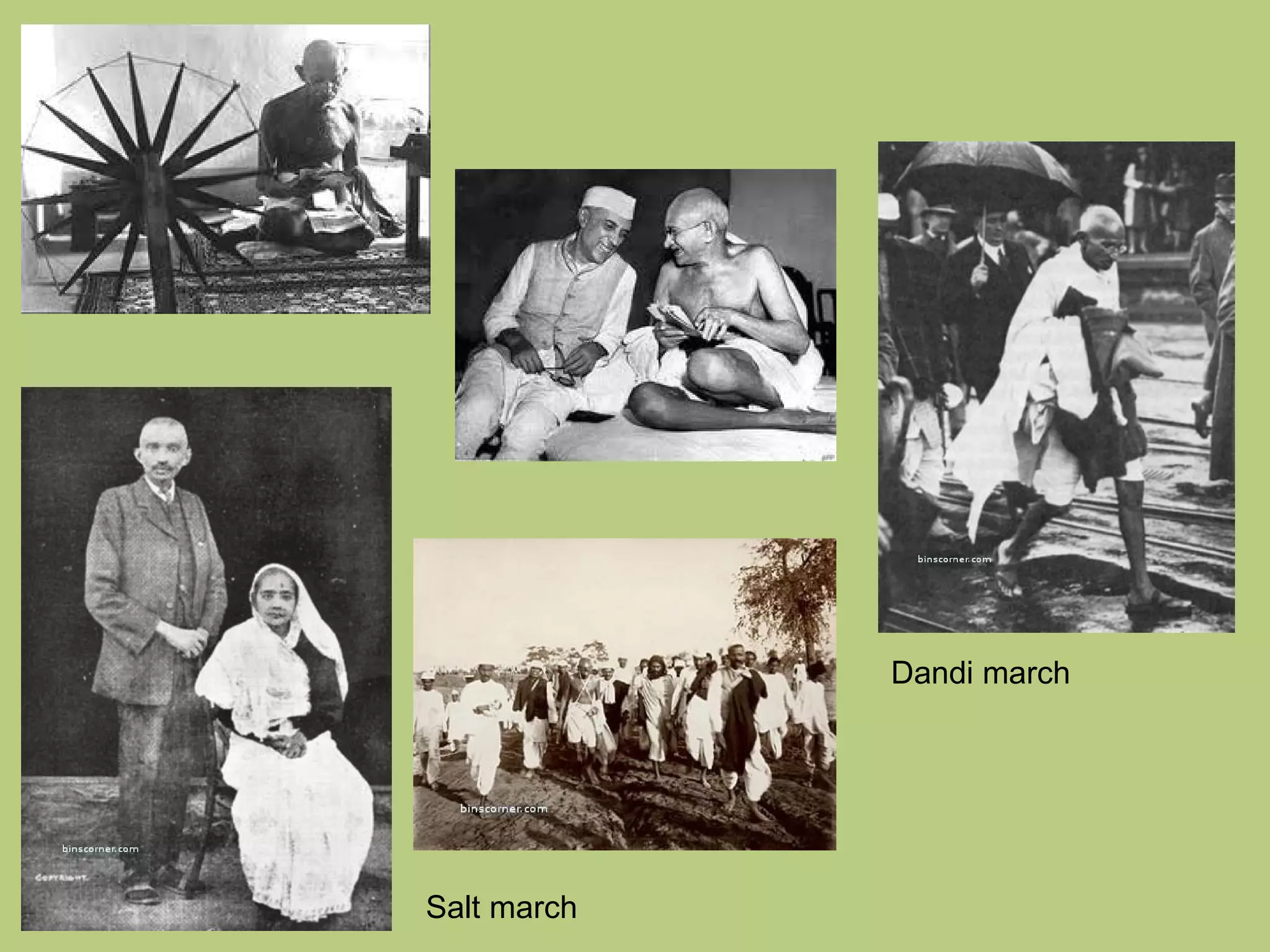 Salt march Dandi march 