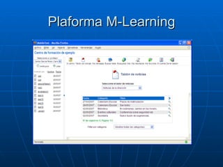 Plaforma M-Learning 