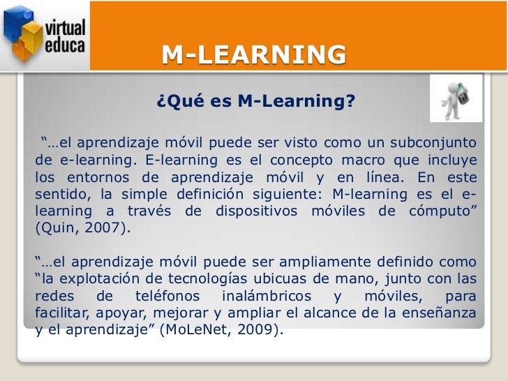 Resultado de imagen para que es M learning
