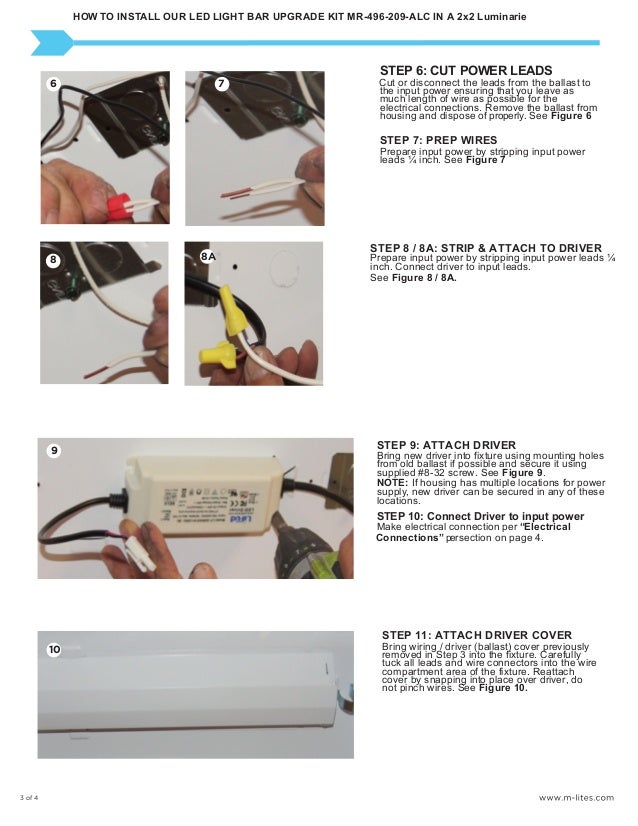 Led light installation instructions Led light installation instructions