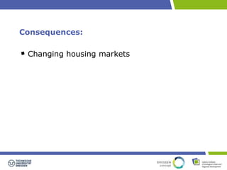 Consequences: 
Changing housing markets 
 