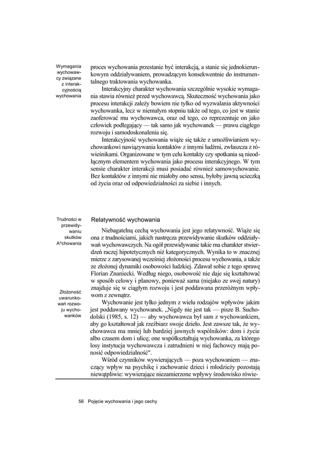 Teoria wychowania w zarysie (2) | PDF