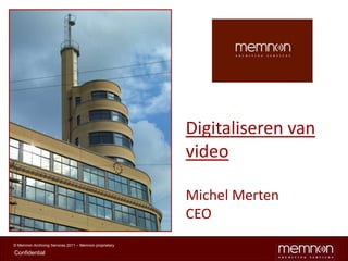 Digitaliserenvan video Michel Merten  CEO 