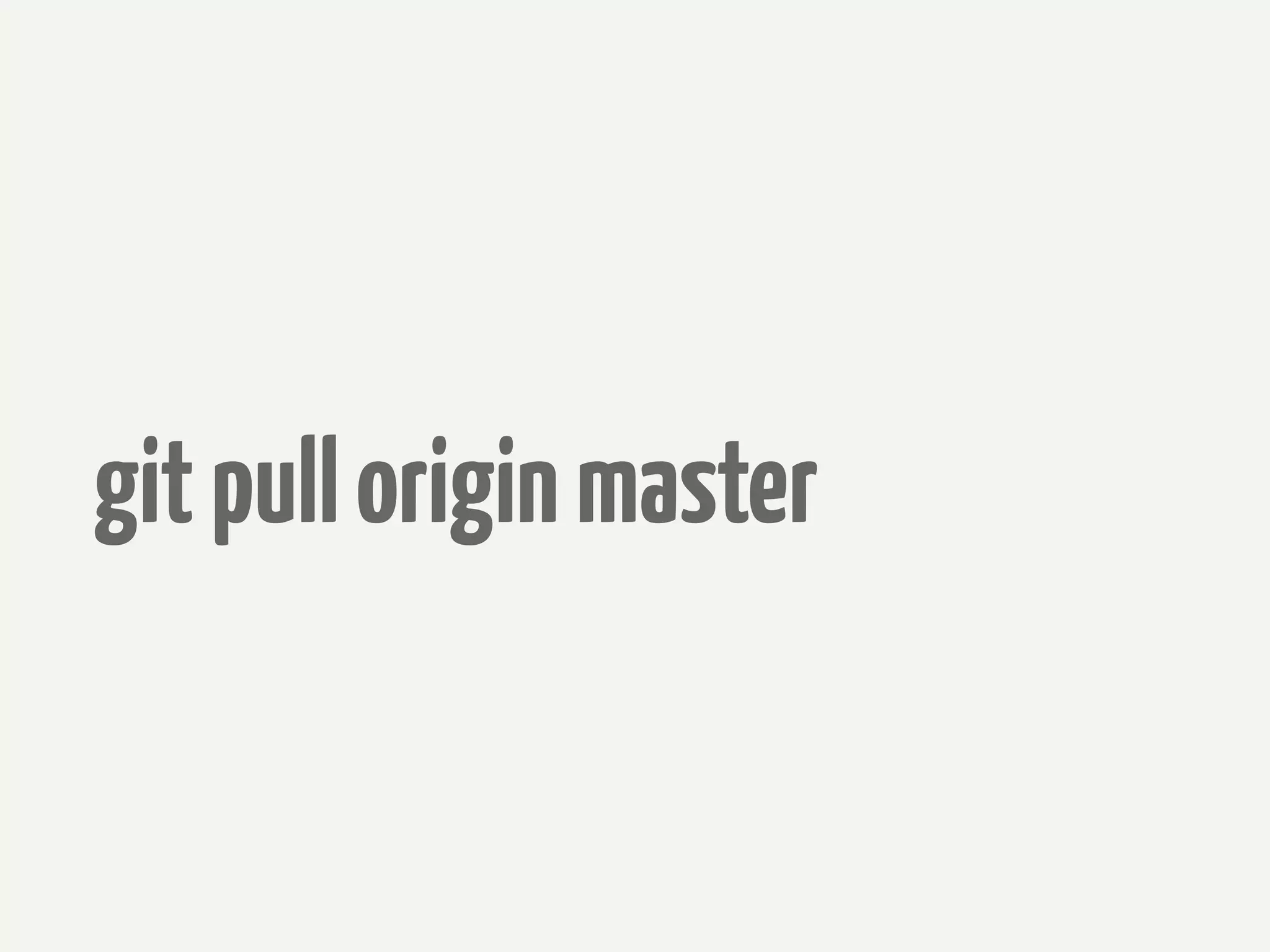 git pull origin master
 