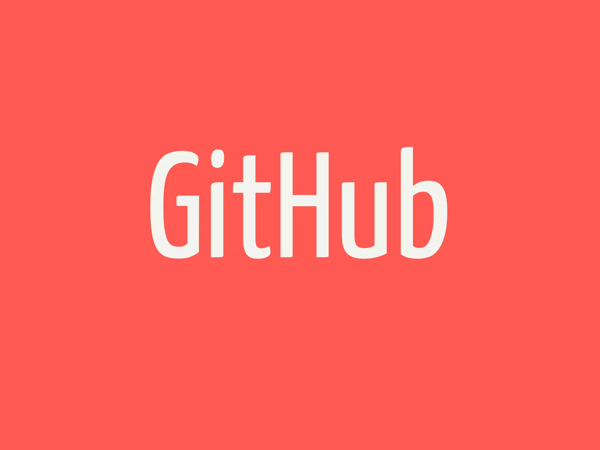 GitHub
 