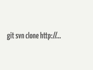 git svn clone http://...
 