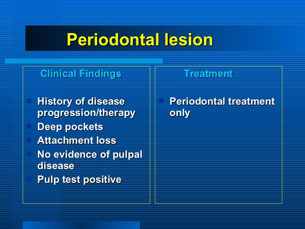 periodontitis associated with endodontic lesions