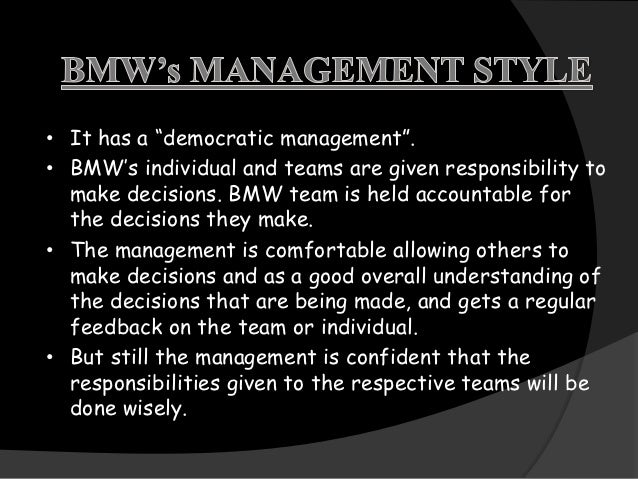 Managmen.process of BMW