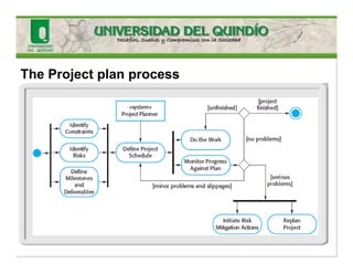 The Project plan process
 