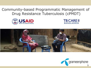 Community-based Programmatic Management of 
5 
Drug Resistance Tuberculosis (cPMDT) 
 