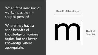 Future Workforce: M-Shaped is the new T-Shaped | PPT