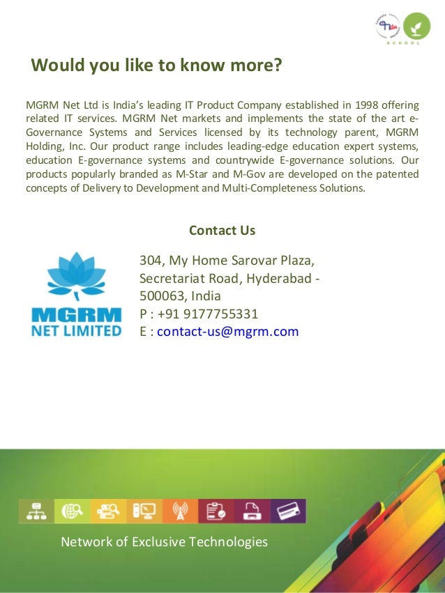 M Star School Expert System