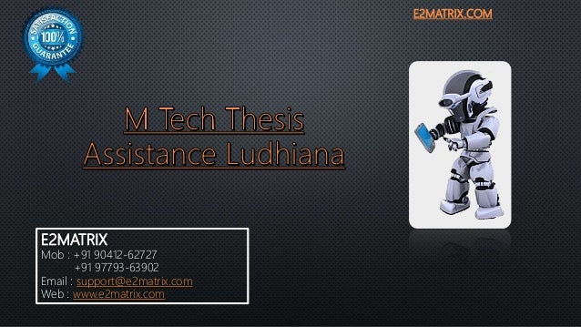 M tech thesis help
