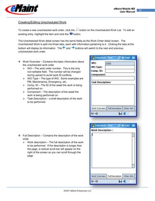 eMaint MX Users Guide