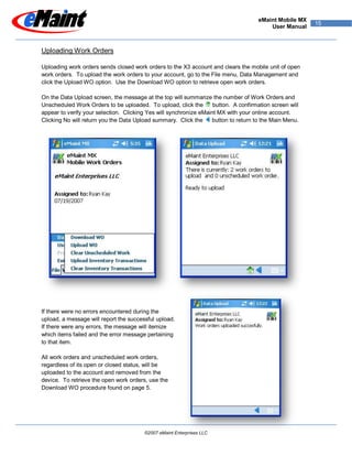 eMaint MX Users Guide