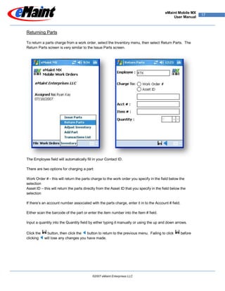 eMaint MX Users Guide