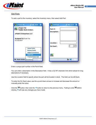 eMaint MX Users Guide