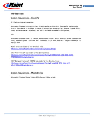 eMaint MX Users Guide