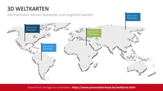 Powerpoint Weltkarte Vorlage , Free card templates – KKSPD