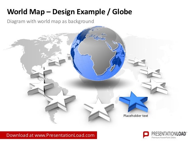 worldmap ppt slide template
