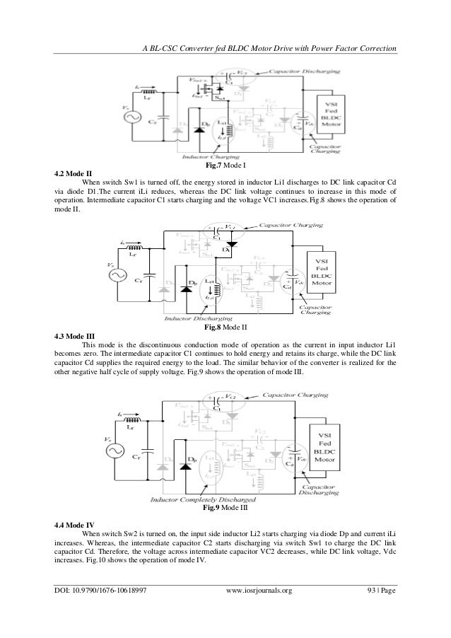 A BLCSC Converter fed BLDC Motor Drive with Power Factor Correction