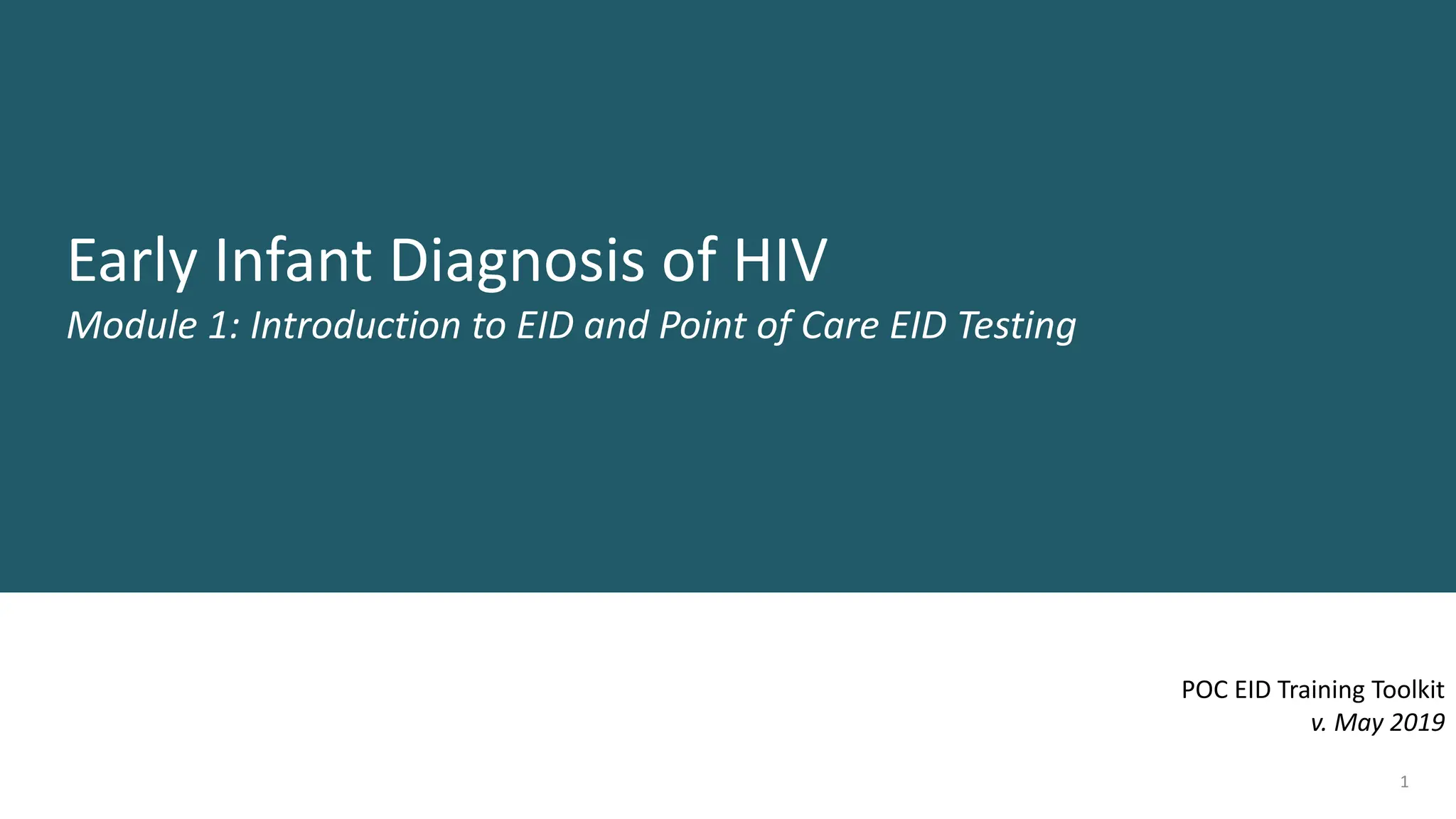 M01 Introduction to EID and POC EID Testing.pptx