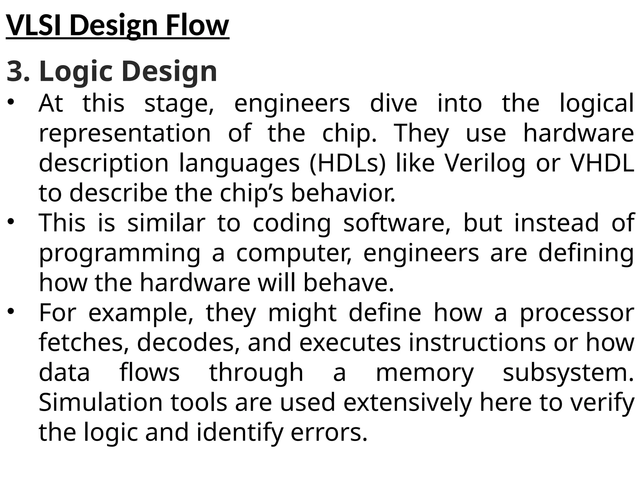 Introduction to VLSI Design Flow and Basic MOSFET | PPTX