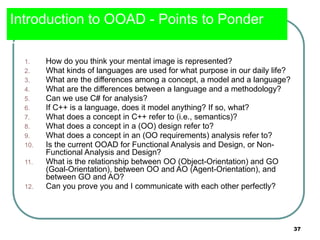 introduction to oop lectures sldies pptt | PPTX