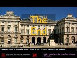 All rights reserved. Rights belong to their respective owners.
Available free for non-commercial and personal use.
The
End
Music – Saint Saens. The Swan from ‘Carnival
of Animal’.
 