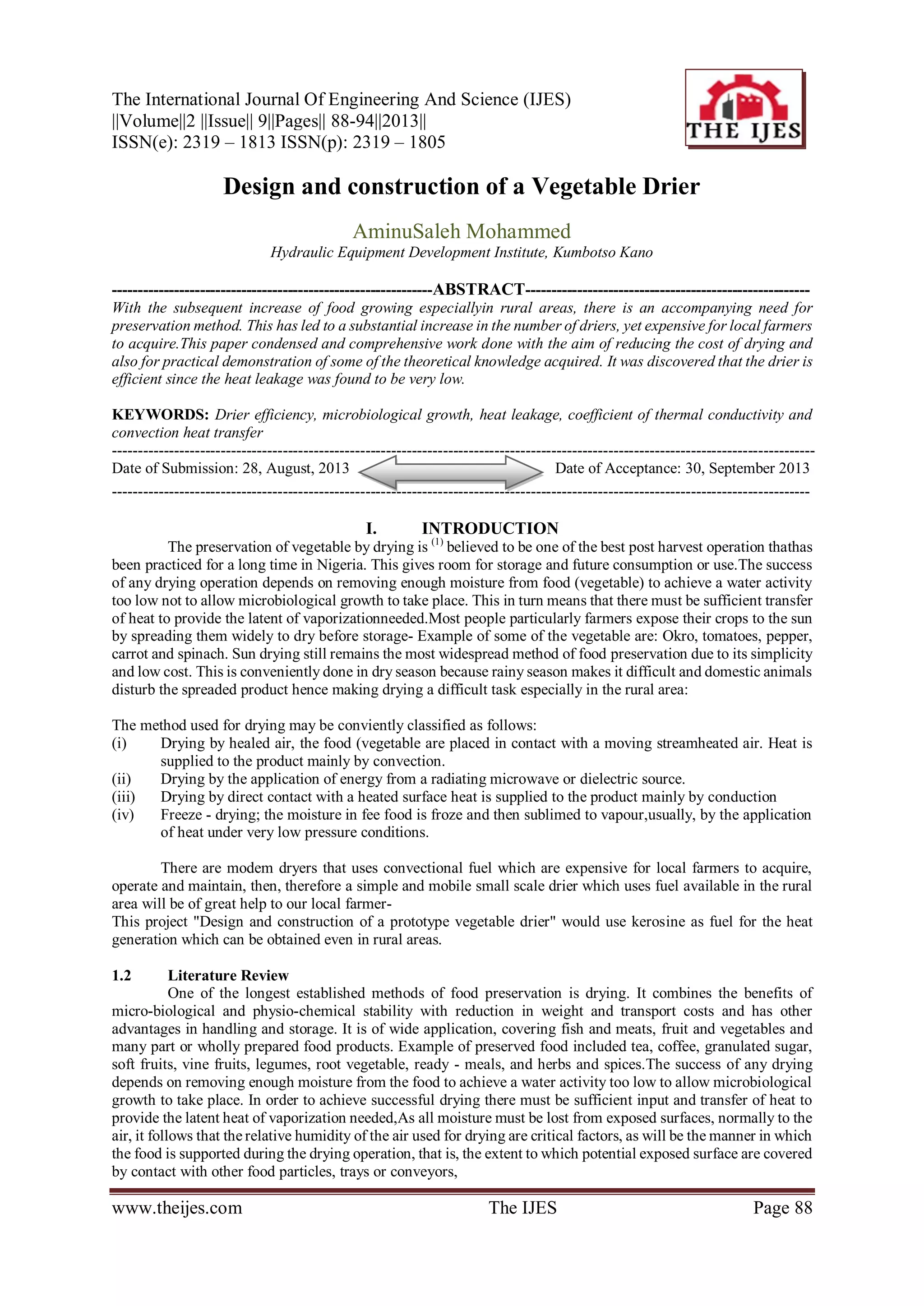 The International Journal of Engineering and Science (The IJES) | PDF