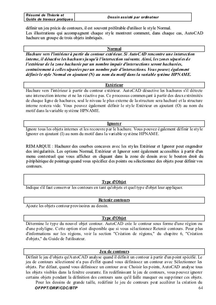 M02 Dessin Assisté Par Ordinateur Ac Tsgo Btp Tsgo
