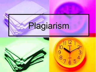 PlagiarismPlagiarism
 