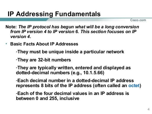 Ip Adress And Routing Networking