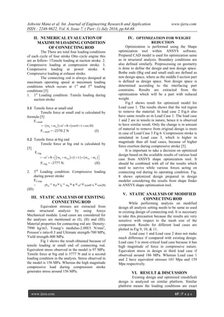 Finite Element Analysis and Design Optimization of Connecting Rod | PDF