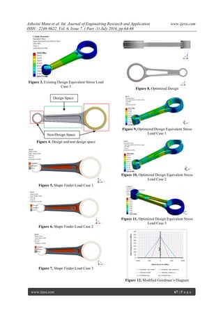 Finite Element Analysis and Design Optimization of Connecting Rod | PDF