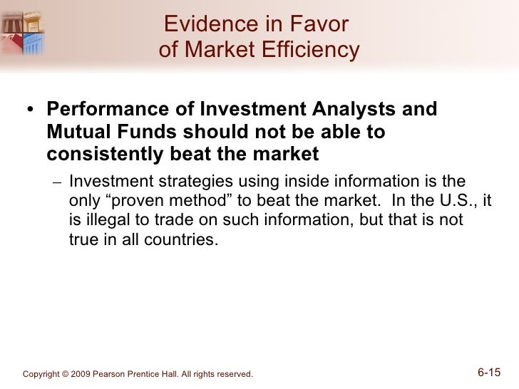 Chapter 06 Are Financial Markets Efficient