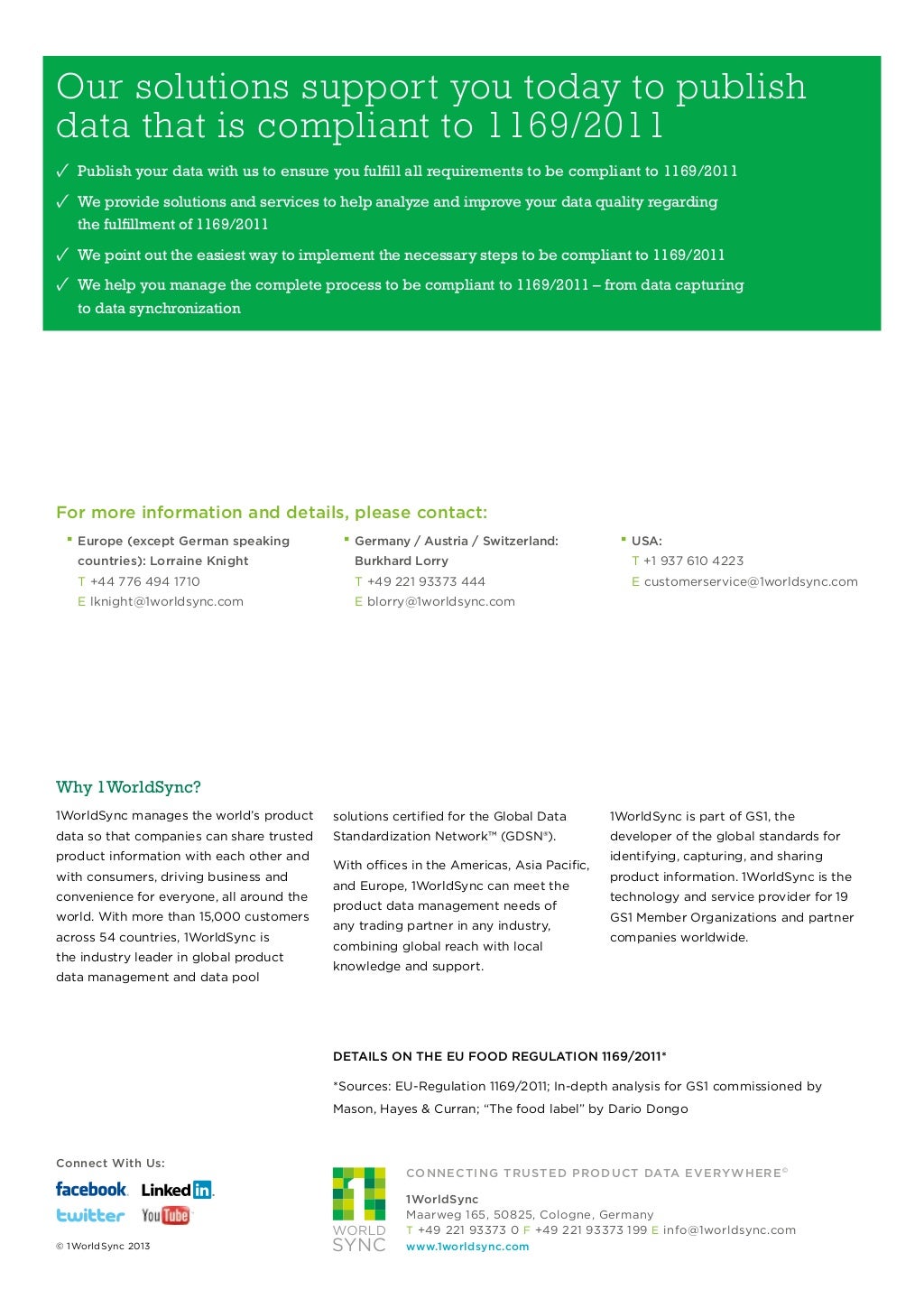 Eu Food Regulation Flyer