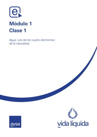 Agua: uno de los cuatro elementos de la naturaleza | PDF