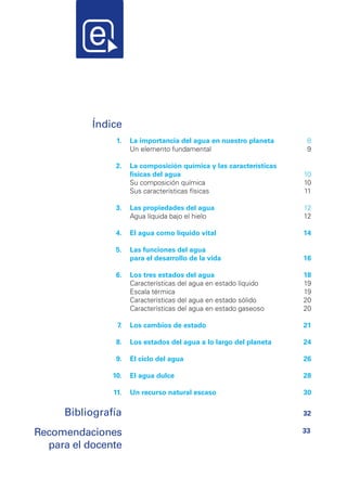 Agua: uno de los cuatro elementos de la naturaleza | PDF