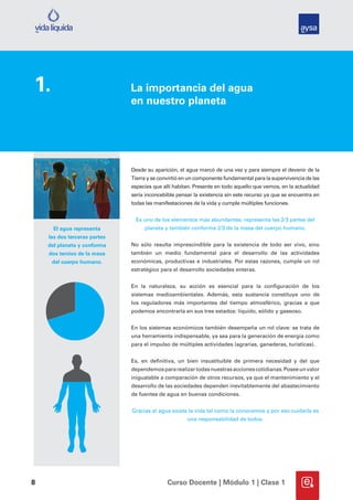 Agua: uno de los cuatro elementos de la naturaleza | PDF