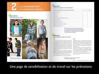 Une page de sensibilisation et de travail sur les prénotions

 