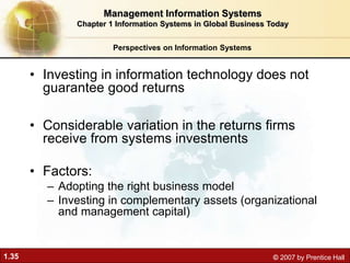 Information Systems in Global Business Today | PPT