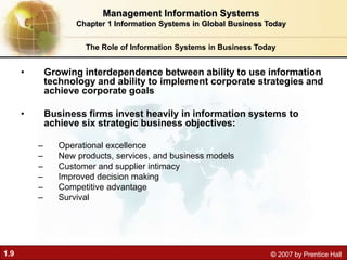 Information Systems in Global Business Today | PPT