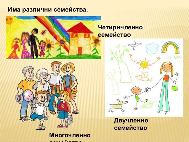 Mоето семейство 1.клас