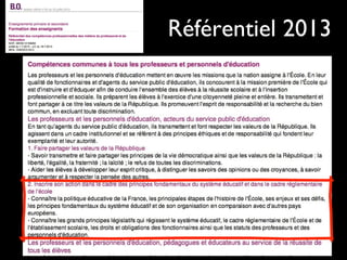 Référentiel 2013
 